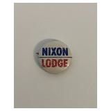 Nixon-Lodge  vintage campaign pin