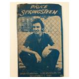 Bruce Springsteen 1980 Los Angeles Backstage Pass