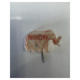 Nixon republican elephant pin