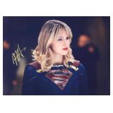 Supergirl Melissa Benoist facsimile signed  photo