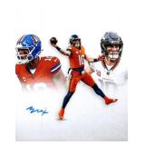 Bo Nix facsimile signed photo