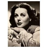 Hedy Lamarr facsimile signed photo. 3x5 inches