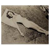 Rita Hayworth facsimile signed photo. 3x5 inches