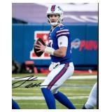 Buffalo Bills Josh Allen facsimile signed photo