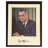 36th President Lyndon B. Johnson Facsimile...