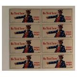 Democrats for Willkie stamp sheet