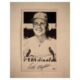 Billy Muffett facsimile signed photo. 3x5 inches