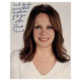 Marlo Thomas facsimile signed photo. 8x10 inches
