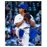Chicago Cubs Shota Imanaga facsimile signed photo