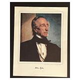 10th President John Tyler Facsimile Signed...