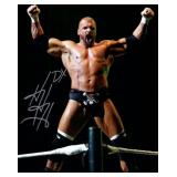 Professional wrestler Triple H facsimile signed...