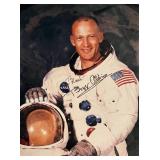 Buzz Aldrin facsimile signed photo
