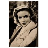 Dorothy McGuire facsimile signed photo. 3x5 inches