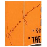 Cary Grant and Frances Farmer signed sheet music