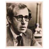 Woody Allen signed portrait photo