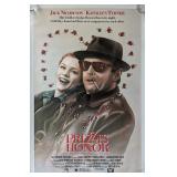 Prizzis Honor 1985 Original One Sheet Movie Poster