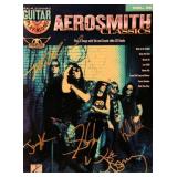 Aerosmith signed music book