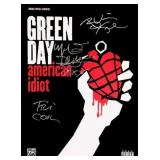 Green Day signed sheet music