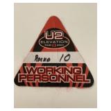 U2 Elevation Tour 2001 Working Personnel...