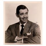 Gone With The Wind Clark Gable signed portrait...