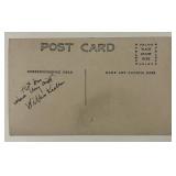 1892 Baseball Star Willie Keeler signed post card