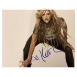 Musician Kesha signed photo