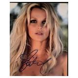Britney Spears signed photo