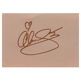 Alicia Silverstone signature slip