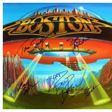 Boston Don't Look Back signed album