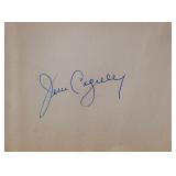 Yankee Doodle Dandy James Cagney signature slip