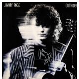 Led Zeppelin's Jimmy Page signed Outrider album