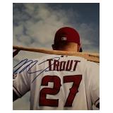 Los Angeles Angels Mike Trout signed photo