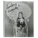 Wednesday Addams Lisa Loring signed photo. GFA...