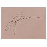 Al Jolson signature slip