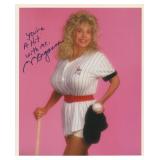 Morganna 'The Kissing Bandit' signed photo