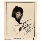 Natalie Cole signed promo photo