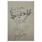 The Rat Pack signature slip