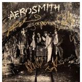 Aerosmith signed Night In The Ruts album