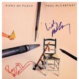 Paul McCartney and Linda McCartney signed Pipes...