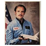 NASA Astronaut John Mike Lounge Signed Photo