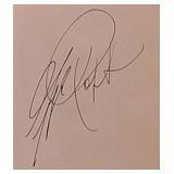 Scarface George Raft signature slip