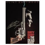 Dirty Harry Clint Eastwood signed photo