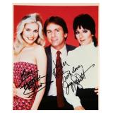Three's Company cast signed photo