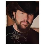Toby Keith signed photo