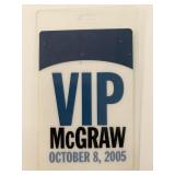 Tim McGraw backstage pass