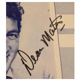 Dean Martin signed sheet music