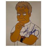 The Simpsons Gordon Ramsay signed photo