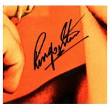 Framed Ringo Starr signed poster