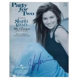 Shania Twain signed sheet music