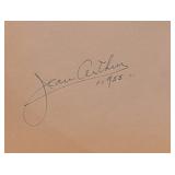 Only Angels Have Wings Jean Arthur signature slip